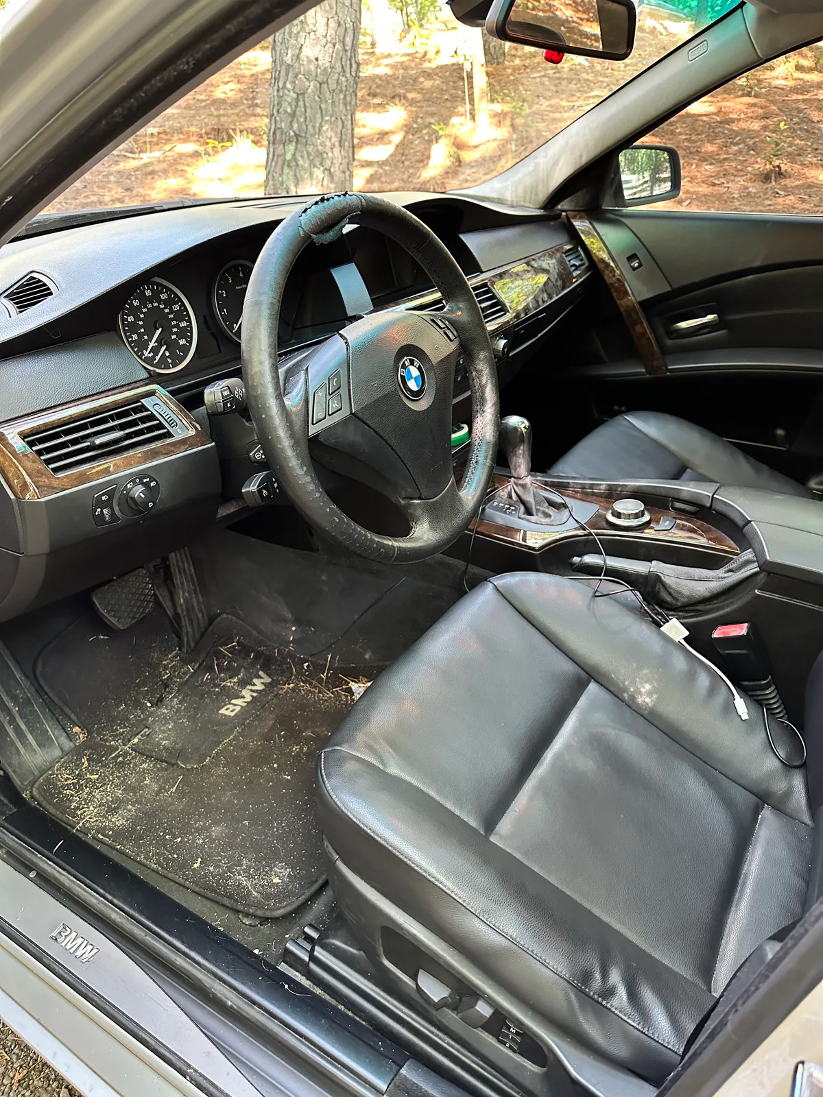 Before: BMW Interior · Back Nine Detail